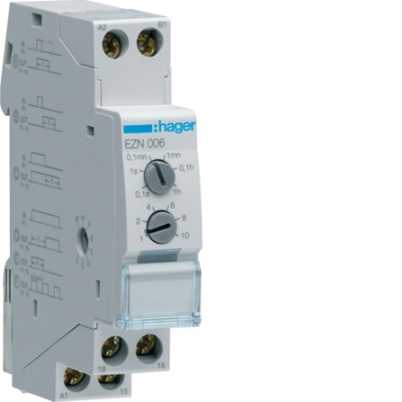 Hager EZN006 Time Relay,1W,10A