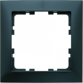 Berker 10119949 S1 frame 1x anthracite mat