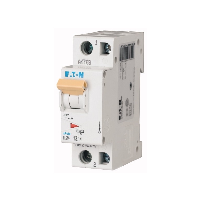Eaton PLSM-C13-MW Leitungsschutzschalter 13A 1-polig C-Charakteristik - Hutschienenmontage