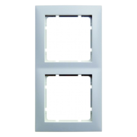 Berker 10128989 S1 Rahmen 2fach polarweiß glänzend