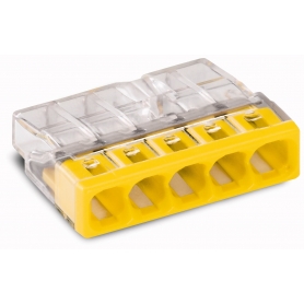 Wago 2273-205 COMPACT connection box clamp 5x 0.5-2.5 yellow 100 pieces