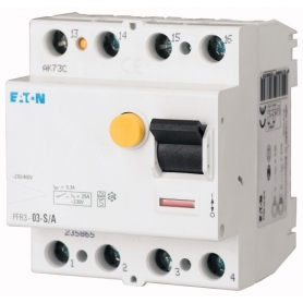 Eaton Interruptor de circuito FI PFIM-40/4/01-S/A-MW interruptor de corriente de falla A 40A/4 100mA 'S' 5kA 235467