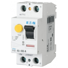 Eaton PFIM-40/2/003-G-MW FI áramszünet 2Polig 40A 30mA típusú G 235451