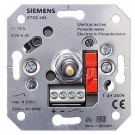 Siemens 5TC8424 potenciómetro electrónico con interruptor de presión 6A UP, entrada de control 1-10V 0.04A