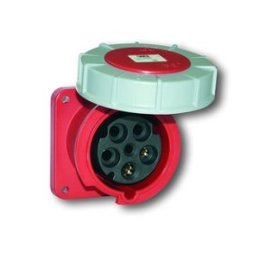 PCE 335-6 Anbaudose gerade 63A 5p 6h IP67 TWIST