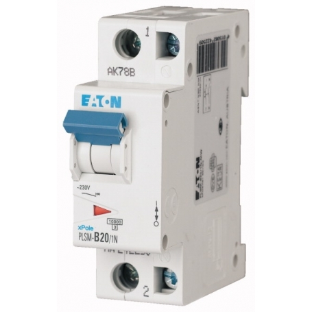 Eaton PLSM-C20/1N-MW LS-Schalter 20A/1pol+N/C 242273