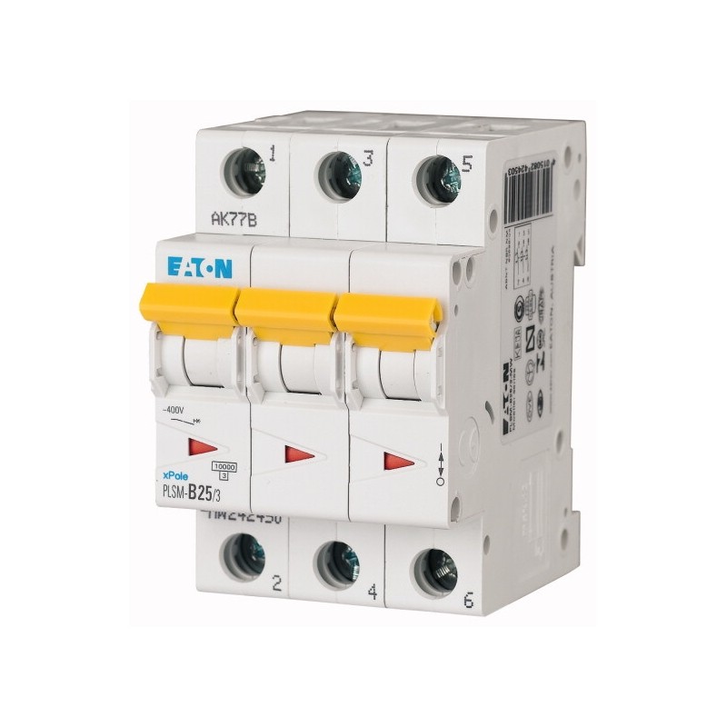 Eaton PLSM-C25/1N-MW Stroomonderbreker 25A 1P N 1 Mw Stroomonderbreker Ls Schakelaar