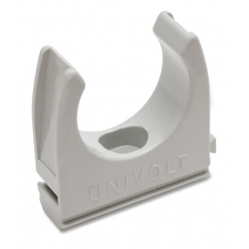 Dietzel CL 40 Bright grey clamp, 40mm 50 pieces