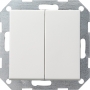 Gira 012827 Switch change system 55 pure white m