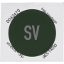 Merten 539656 Etiketten für Sicherheitsstromversorgung, SV, grün