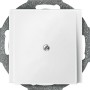 Merten 295619 κεντρική πλάκα εξόδου καλωδίου, polarweiß, System M