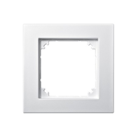Merten 486119 M-PLAN-Rahmen, 1fach, polarweiß
