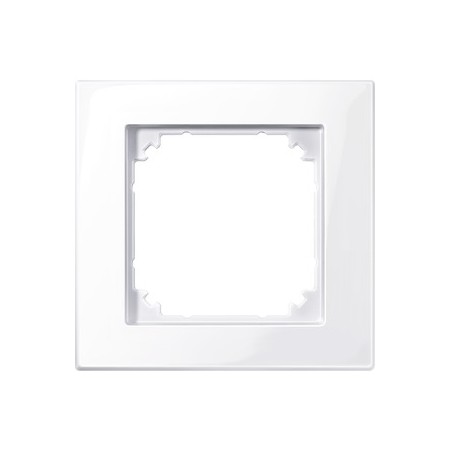 Merten 515125 M-PLAN-Rahmen, 1fach, aktivweiß glänzend