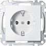 Merten MEG2301-0619 SCHUKO-πρίζα, κλέμμες, polarweiß, System M