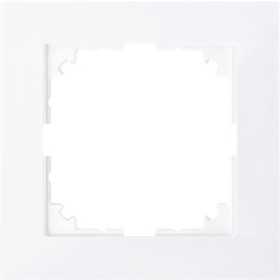Merten MEG4010-3625 M-Pure-Rahmen, 1fach, aktivweiß, M-Pure