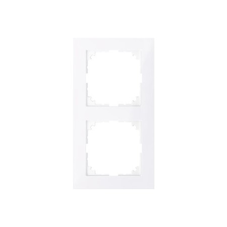 Merten MEG4020-3625 M-Pure-Rahmen, 2fach, aktivweiß, M-Pure