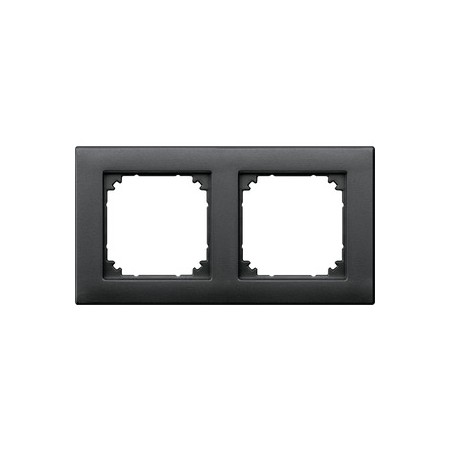 Merten 486214 M-PLAN-Rahmen, 2fach, anthrazit