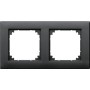 Merten 486214 M-PLAN-Rahmen, 2fach, anthrazit
