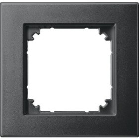 Merten 488114 M-PLAN II-Rahmen, 1fach, bündiger Einbau, anthrazit
