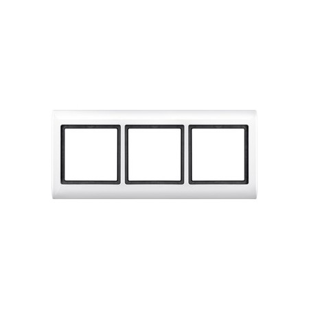 Merten 400319 AQUADESIGN-Rahmen, 3fach, polarweiß