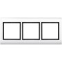 Merten 400319 AQUADESIGN-Rahmen, 3fach, polarweiß