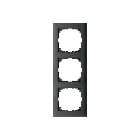 Merten MEG4030-3614 M-Pure-Rahmen, 3fach, anthrazit, M-Pure