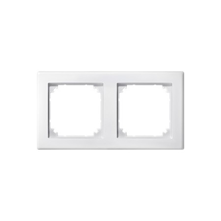 Merten 484219 M-SMART-Rahmen, 2fach, polarweiß