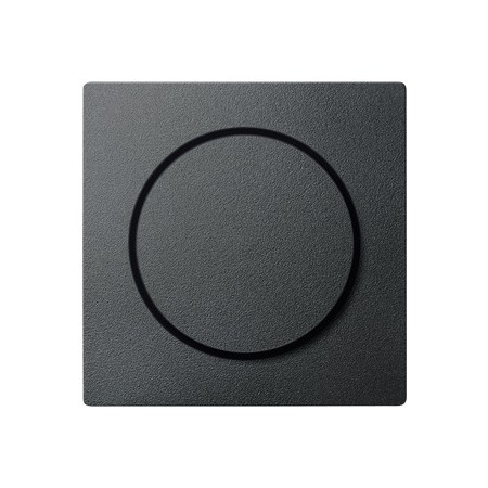 Merten MEG5250-0414 Zentralplatte mit Drehknopf, anthrazit, System M