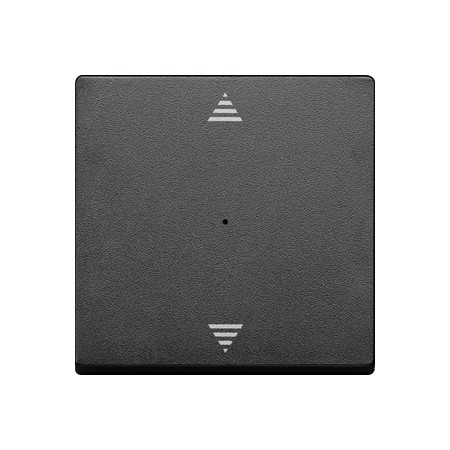 Merten MEG5215-0414 Wippe für Taster-Modul 1fach (Pfeile Auf/Ab), anthrazit, System M