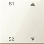Merten MEG5227-0344 Wippen für Taster-Modul 2fach (Szene1/2, Auf/Ab), weiß glänzend, System M