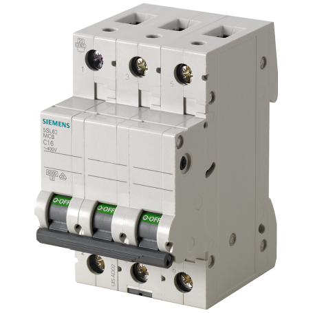 Siemens 5SL6316-6 LS-Schalter 6kA 3-pol B16