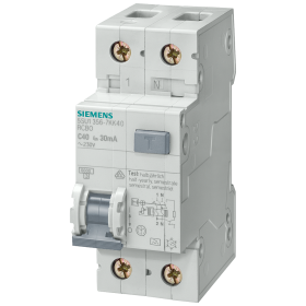 Siemens 5SU1356-0KK13 FI/LS switch AC 13A/1+N/B 30mA 6kA