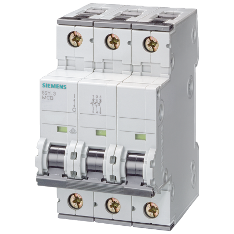 Siemens 5SY4301-7 LS switch 10kA 3-pole C1