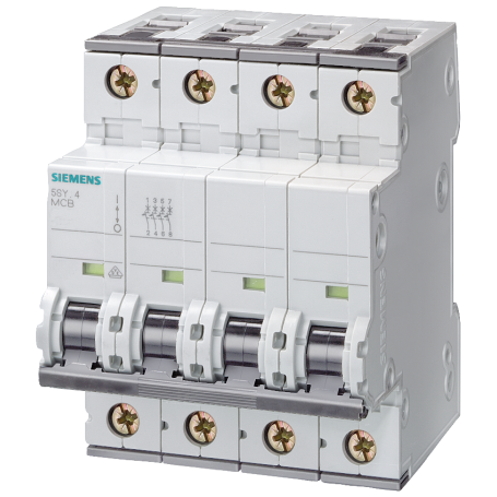 Siemens 5SY4613-7 interruptor de LS 10kA 3+N-pol C13