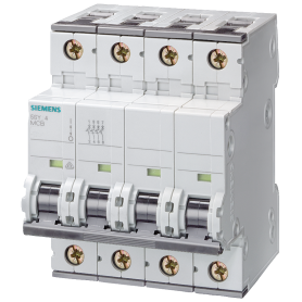 Siemens 5SY4625-7 LS switch 10kA 3+N-pol C25