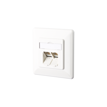 Metz Connect 1307381002-I Datendose Kat.6 2xRJ45 UP LSA+ RAL9010