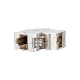 Metz Connect Módulo E-DAT 1309A1-I Kat.6 Coupling RJ45 bushing/socket 90°