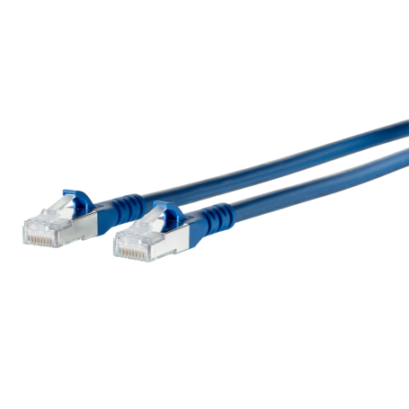 Metz Connect Cable de parche 1308451544-E Kat.6A S/FTP LSHF libre de halógeno (LSOH) 1,5m azul