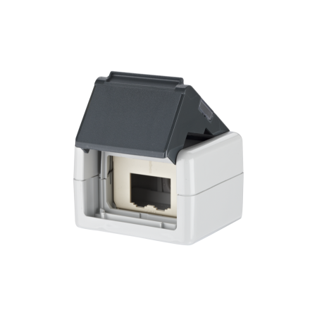 Metz Connect 1309430003-E E-DATmodul AP-κουτί 2Port IP44 άδειο