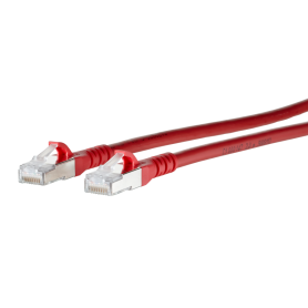Metz Connect 1308451566-E Patch kabel Kat.6A S/FTP halogen brez LSHF (LSOH) 1,5m rdeča