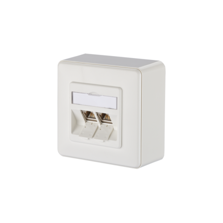 Metz Connect 1309120002-E E-DAT πρίζα διπλή C6 μονάδα 8/8(8) AP RW