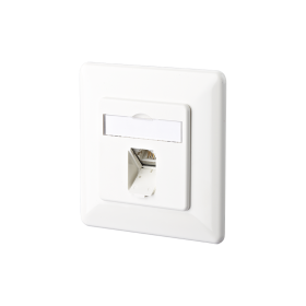 Metz Connect 130C371002-I Data box Kat.6A 1xRJ45 UP LSA+ RAL9010