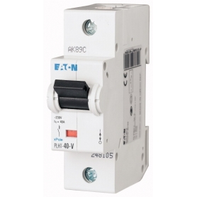 Eaton PLHT-C40-V LS switch 40A/1pol/C 25KA, V-especial type 248105