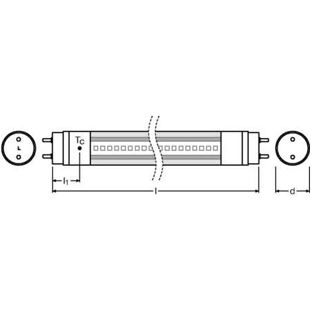 Ledvance ST8V-EM 8 W/865 600 mm