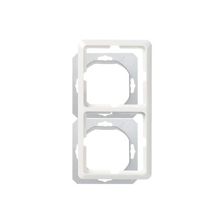 Elso 224244 Rahmen 2-fach FASHION IP44 reinweiß