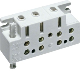 Hager KJ10S Zählersteckklemme Wechselstrom 63 A, sperrbar, mit TRE-Anschlussklemmen