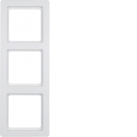 Berker 10136089 Rahmen 3fach Q1 polarweiß samt