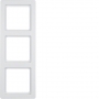 Berker 10136089 Frame 3x Q1 polar white