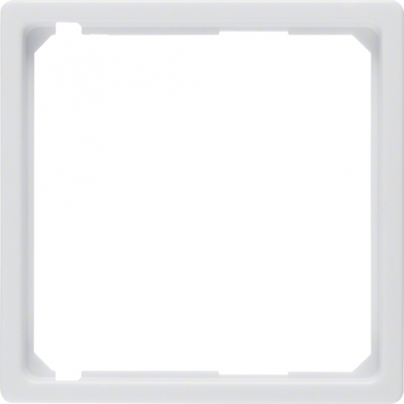 Berker 11096089 Vmesni prstan za osrednjo ploščo Q1/3 polarno bela