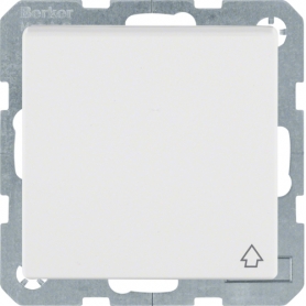Berker 47516089 Steckdose SCHUKO m Klappdeckel Q1/Q3 polarweiß